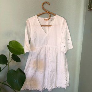 MADEWELL Eyelet Lattice Dress